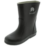 CeLaVi Unisex Adults’ Basic Wellies-Solid Rain Boot, Grey, 9 UK