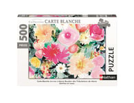 Puzzle Nathan Dahlias et roses Marie Boudon Collection Carte blanche 500 pièces