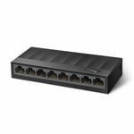 TP-LINK (LS1008G) 8-Port Gigabit Unmanaged Desktop LiteWave Switch Plastic Case