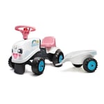 Porteur Tracteur Rainbow Farm avec remorque - FALK - Pour filles des 1 an - F...