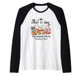 This is my Christmas movie watching shirt ugly sweater fun Raglan Baseball Tee