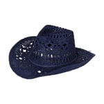 Anti UV Cowboy-hattu naisille Miesten aurinkohatut Aurinkosuojavoide Suurireunainen Floppy Olkihattu Unisex-kesähattu chapeu cowboy sombrero hombre