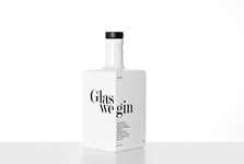 Glaswegin Original London Dry Gin, Scottish Premium Craft Gin Infused with Citrus, Botanicals, Pink Pepper, Herbs and Spices, Gin Gifts for Women and Men, 70cl