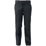 Dickies Men's 873 Slim Straight Work Trousers Pants, Black, 32