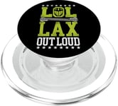 Lacrosse Lax Lol Lax Out Loud PopSockets PopGrip for MagSafe