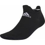 adidas Low Cut Running Socks Black Cushioned Arch Support Sports Training Run