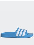 adidas Sportswear Kids Unisex Adilette Aqua Sliders - Light Blue, Light Blue, Size 13 Younger