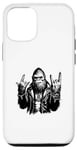 Coque pour iPhone 14 Pro Rebel Bigfoot Rocker – Sasquatch, Punk Rock Yeti