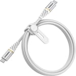 OtterBox Premium USB-C til USB-C-kabel - Hvit 3 meter