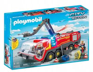 4008789713711 City Action 71 371 Airport Fire Truck With Light PLAYMOBIL