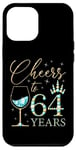 Coque pour iPhone 12 Pro Max Félicitations aux femmes de 64 ans, 64e anniversaire de la Reine des femmes