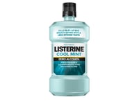 Listerine Cool Mint Zero Alcohol, 500 Ml, Mint, Flaska, Water Sorbitol Propylene Glycol Poloxamer 407 Sodium Lauryl Sulfate Eucalyptol Benzoic Acid Sodium..., Rinse Twice A Day With 2/3 Fluid Ounce Or 20 Ml (4 Teaspoonfuls) For 30 Seconds. Do Not Sw