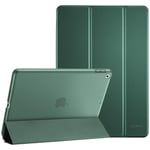 ProCase Coque iPad 9.7, Housse iPad 6, iPad 5, Modèle A1822 A1823 A1893 A1954, Étui Protection iPad 2018, iPad 2017-Vert Nuit