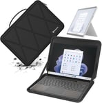 Hard Eva Housse De Protection Sacoche Compatible Pour 13 Pouces Microsoft Surface Pro 2-In-1 Laptop/Tablet 2024 Copilot+Pc, Surface Pro 10/Surface Pro 10 For Business, Surface Pro 9/8 (X8019)