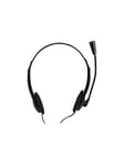LogiLink Stereo headset 2x 3.5 mm headphone jack boom microphone eco box