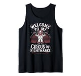 Terrifying Clown Face Killer Clown Costume Horror Vibes Tank Top