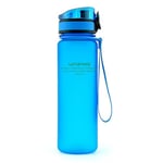 UZSPACE Gourde Sport - 500ml/800ml/1l/1,5l- sans BPA Tritan lastique, Gourde Enfant anti fuite Reutilisable, Bouteille d'eau sport pour École, velo,Voyage, Adulte