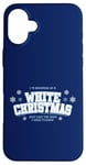 iPhone 16 Plus Dreaming Of A White Christmas Lyric Bing Crosby Case