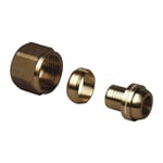 Uponor 2417903 Kopplingsset G20, med stödhylsa och klämring 17 mm