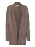 Mohair Demi Shawl Cardigan Brown Cathrine Hammel