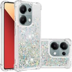 IMEIKONST Xiaomi POCO X6 Pro 5G Glitter Case, Liquid Sparkle Quicksand Clear TPU