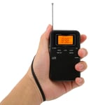 Portable Pocket Radio Digital AM FM Radio Receiver With Long Range Reception FST