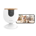 Furbo Mini Pet Camera [Basic]: Small Camera, Big Safety & Peace of Mind | Pet Monitor w/Phone App, Colour Night Vision, 2-Way Audio, Barking or Meowing Alerts, Designed for Dogs or Cats, Indoor Cam