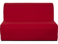 Canapé lit Melody BZ 140 rouge