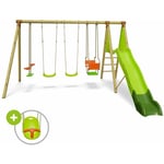 Balançoire en bois 2,30 m Topwood XOLTI - 8 enfants