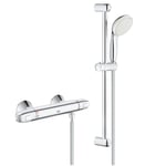 Mitigeur thermostatique douche GROHTHERM 1000 1/2'' + ensemble de douche - GROHE - 34825001