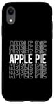 iPhone XR Apple Pie Retro Apple Pie Restaurant Food Fan Date Foodie Case