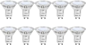 Lepro Ampoules LED GU10, Blanc Chaud 2700K, 250 lm, 100° Larges Faisceaux, 3W Équivalent 35W Halogènes, Ampoules LED Spot, Lot de 10