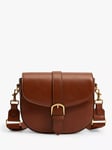 Mango Buckle Detail Cross Body Bag, Brown