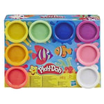 Play-Doh, 8 pots de Pate A Modeler, Couleurs Arc-En-Ciel, pot de 56 g chacun, dès 3 ans