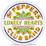 Evans Bass Drum Heads - INK22SGTP - Beatles Bass Drum - Sgt. Pepper's Lonely Hearts Club Band Bass Drumhead, 22 inch