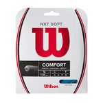 Wilson Cordage de Tennis NXT Soft 16, Pour Raquettes de Tennis, Diamètre : 1,30 mm, Bleu Clair, WR830510216