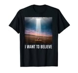 I Want To Believe UFO OVNIS Alien cool and Funny Tshirt 2017 T-Shirt