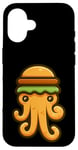 iPhone 16 Octopus Burger Sea Food Kraken Tentacle BBQ Octopuses Case