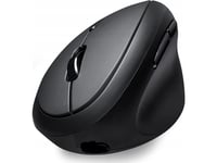 Mysz Perixx Perixx Perimice-819, Perimice-819 - Wireless Ergonomic Vertical Mouse With Silent Click And Small Design- Multi-Device, Black