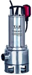 T.I.P. Extrema 300/10 IX Pompe Submersible pour Eaux Usées Convient aux Lessives Débit 19500 l/h Thermorésistant à 50 °C Hauteur de Refoulement 10,5 m Puissance 1200 W Acier Inoxidable Couleur Argent