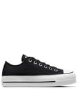 Converse Womens Lift Ox Trainers - Black/White