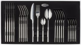 Stellar Rochester Cutlery 24 Piece Set Polished Stainless Steel BL50