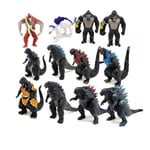 12Pcs Godzilla VS. Kong 2 Monsters Shimo Skarking KingKong Figure Model Toys