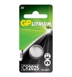 CR2025 Litium 3V batteri, black