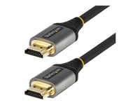 Startech.Com 20In (0.5M) Premium Certified Hdmi 2.0 Cable With Ethernet, High-Speed Ultra Hd 4K 60Hz Hdmi Cable Hdr10, Arc, Hdmi Cord For Ultra Hd Monitors, Tvs, Displays, W/ Tpe Jacket - Durable Hdmi Video Cable (Hdmmv50cm) - Premium Hög Hastighet