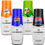 4x Sirop SodaStream Pepsi, Pepsi MAX, Mirinda, 7UP0