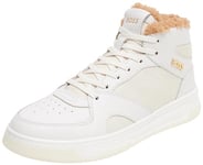 BOSS Femme Baltimore_hito_lnfxw Basket, Blanc Ouvert, 42 EU