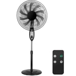 Glowster Ventilateur sur pied à 10 pales avec télécommande