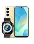 Samsung Galaxy A16 (2024) 8GB 256GB 5G (Brand New) + Hoco Smart Watch (Y23 Ultra) (Bundle Deal)