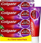 Colgate Max White Purple Reveal Teeth Whitening Toothpaste | Clinically Proven